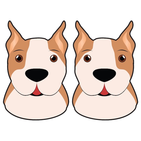 Signmission American Staffordshire Terrier Dog Decal, Dog Lover Decor Vinyl Sticker D-24-American Staffordshire Terrier - main